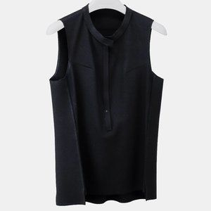 Marie Saint Pierre Black Structured Tank Top